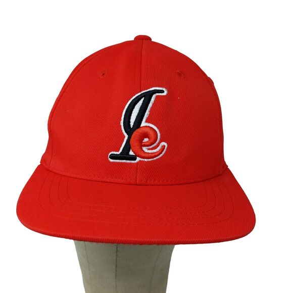 Youth Augusta Sportswear Embroidered Logo Red Flexfit Fitted Hat Cap - Picture 1 of 12